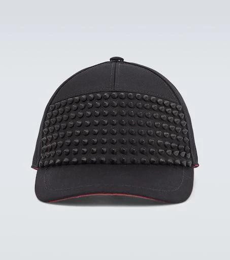 Christian Louboutin Enky Spikes cotton baseball cap 1