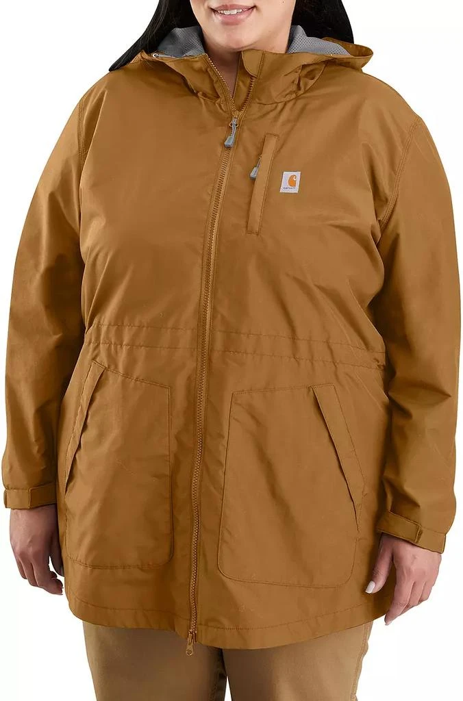 Carhartt Carhartt Women's Rain Defender Hooded Lightweight Coat 2
