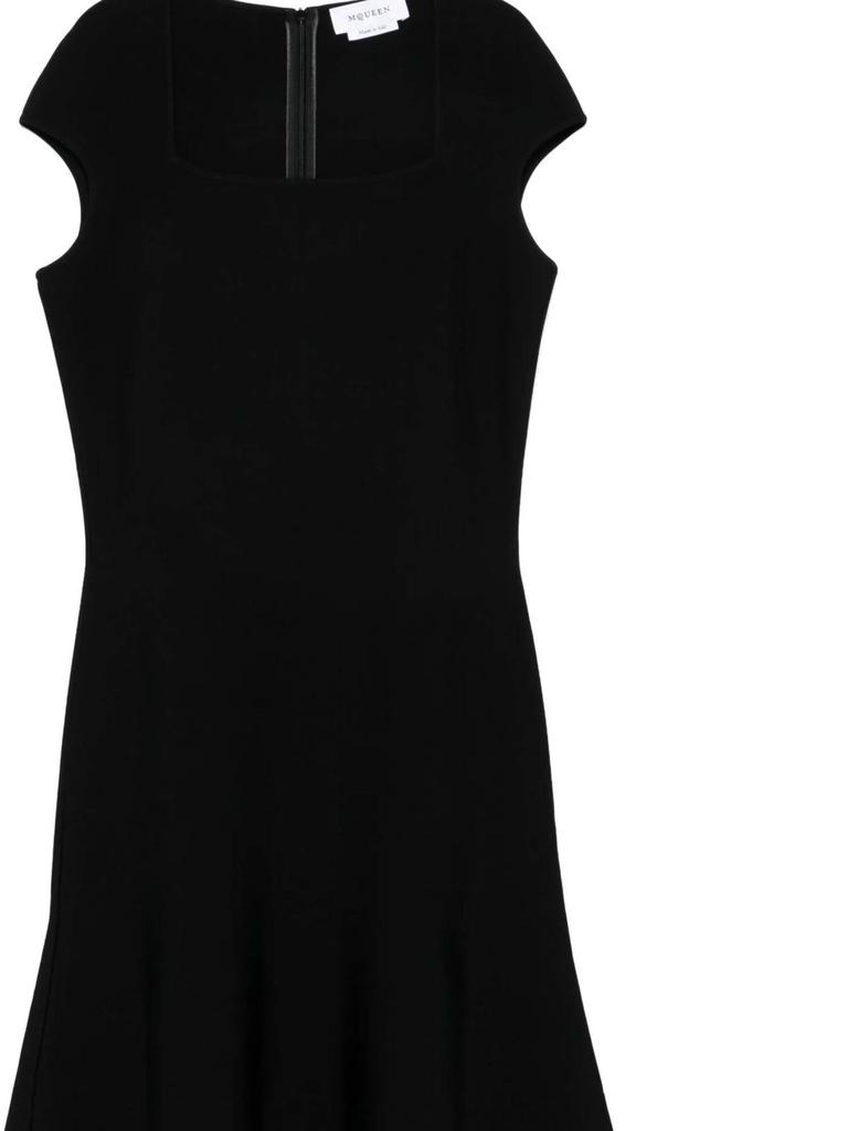 【送料&関税込】Alexander McQueen Capped Sleeve Dress Alexander McQueen Alexander McQueen Cap Sleeve Dress