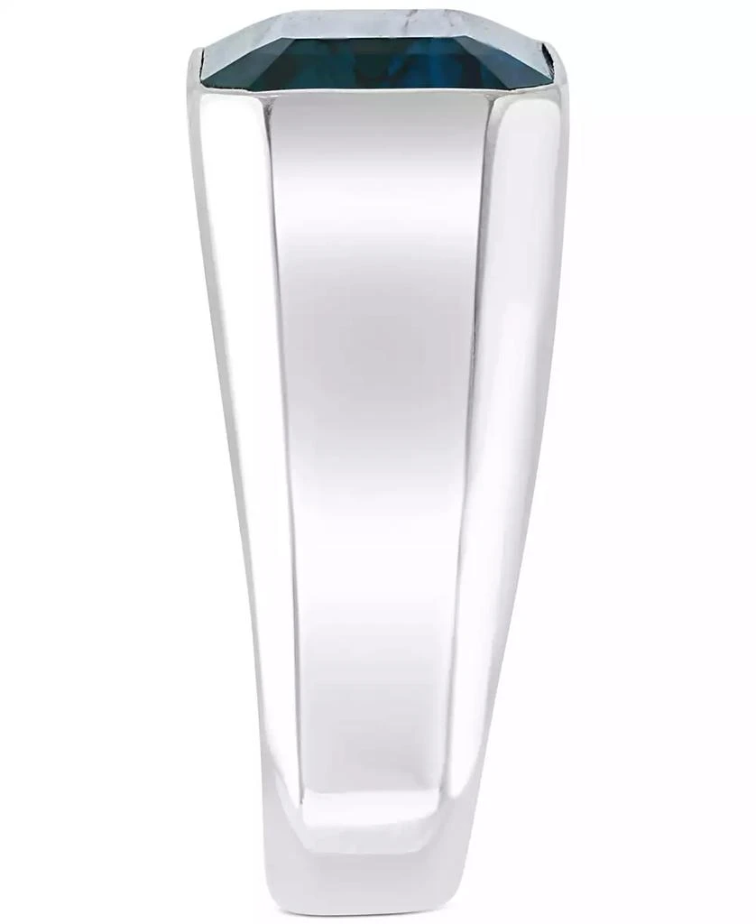 Effy EFFY® Men's London Blue Topaz Ring (9-1/4 ct. t.w.) in Sterling Silver 4