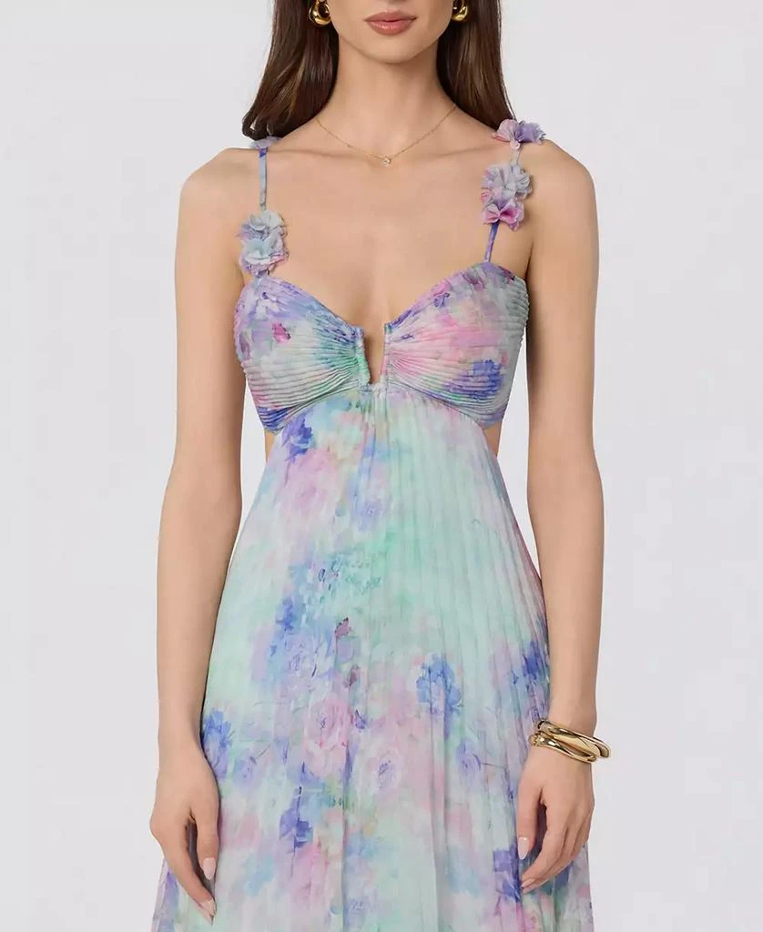 ASTR Women's Emese Pleated Floral Maxi Dress - Dresses & Skirts - Free  Shipping - BeyondStyle