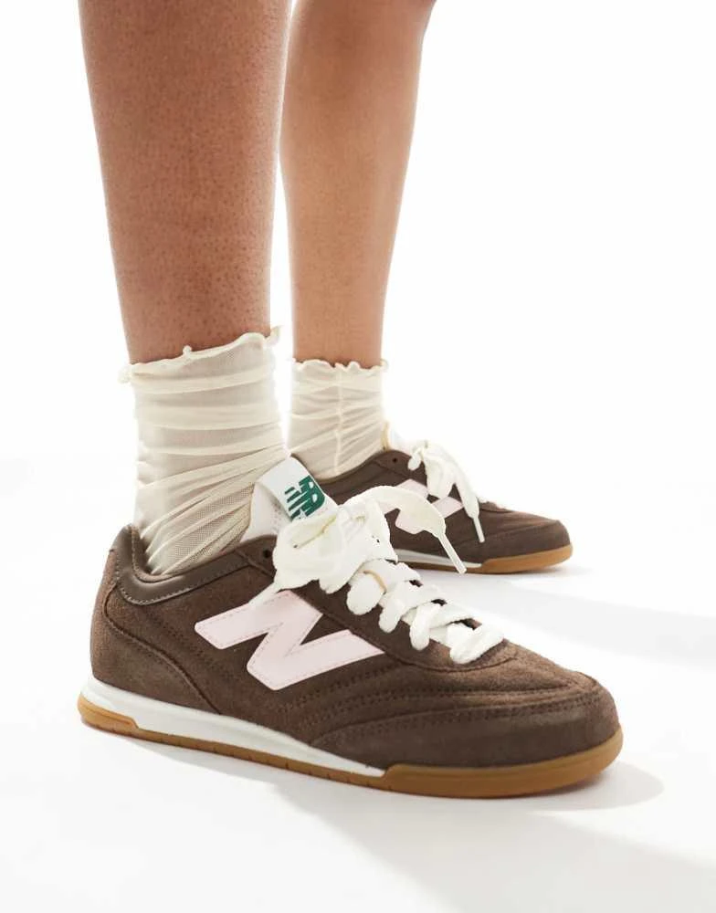 New Balance New Balance RC42 trainers in brown and pink with gumsole - exclusive to ASOS 1