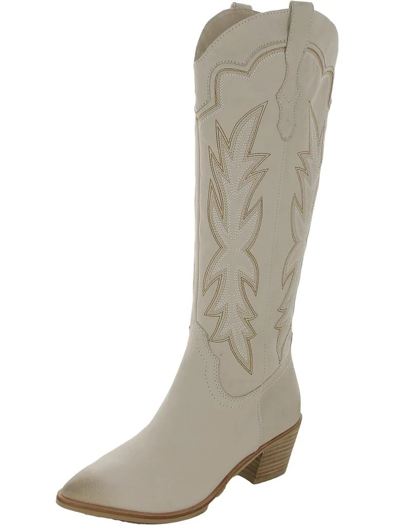 Dolce Vita Shiren Womens Leather Tall Cowboy, Western Boots 5