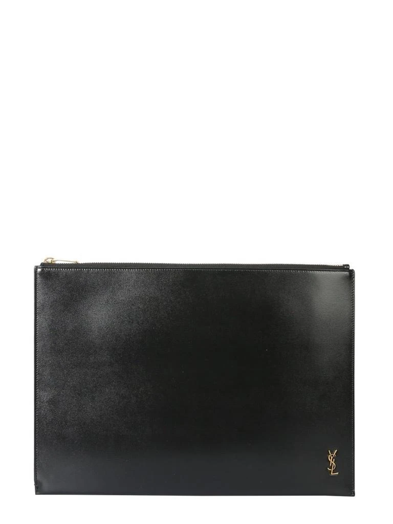 Yves Saint Laurent Saint Laurent Logo Monogram Clutch Bag 1