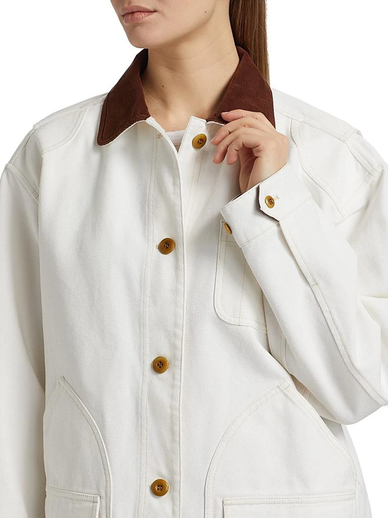 DÔEN Pascale Contrast Collar Jacket 6