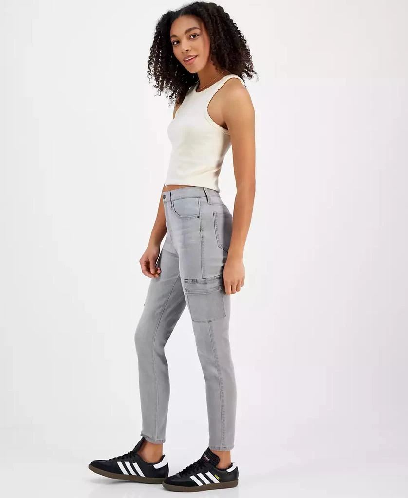 Celebrity Pink Juniors' Mid-Rise Cargo Skinny Jeans 2