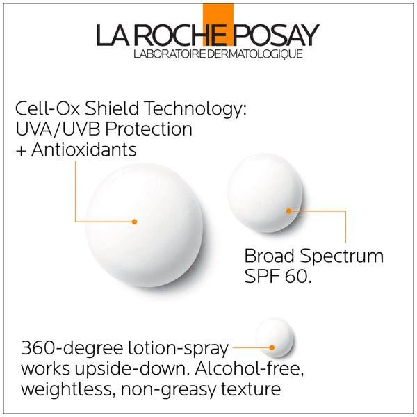 La Roche Posay La Roche-Posay Anthelios Ultra-Light Sunscreen Spray SPF 60 (5 fl. oz.) 2