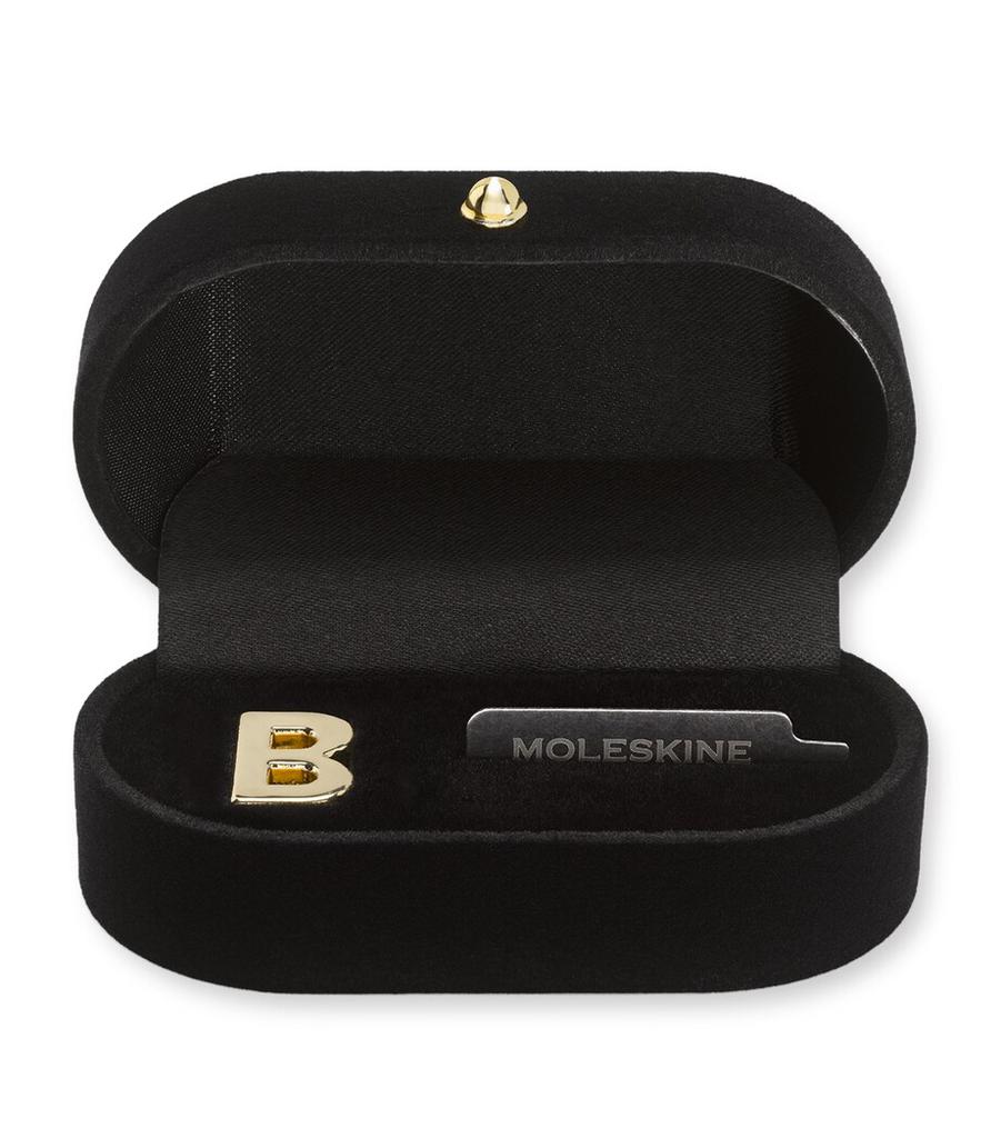 Moleskine Gold-Plated B Notebook Charm