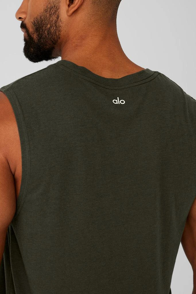 Alo The Triumph Muscle Tank - Stealth Green 4