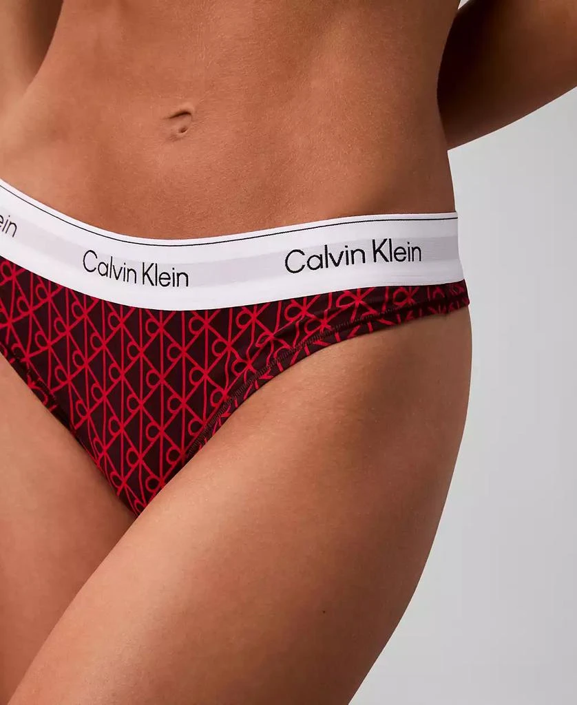 Calvin Klein Women's Icon Cotton Modal Thong Underwear QF8518 2