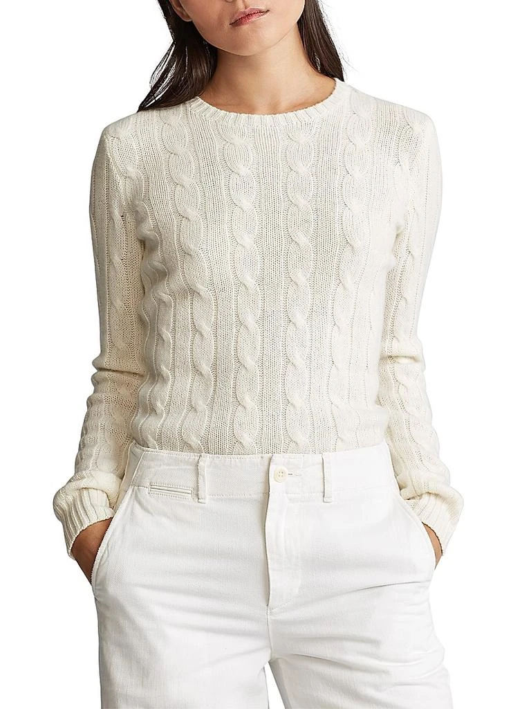 Ralph Lauren Julianna Cable-Knit Cashmere Sweater 3
