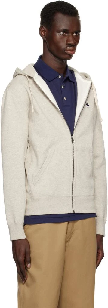 Ralph Lauren Gray Fleece Full-Zip Hoodie 2