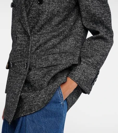 Dolce 
Gabbana Double-breasted wool-blend jacket 5