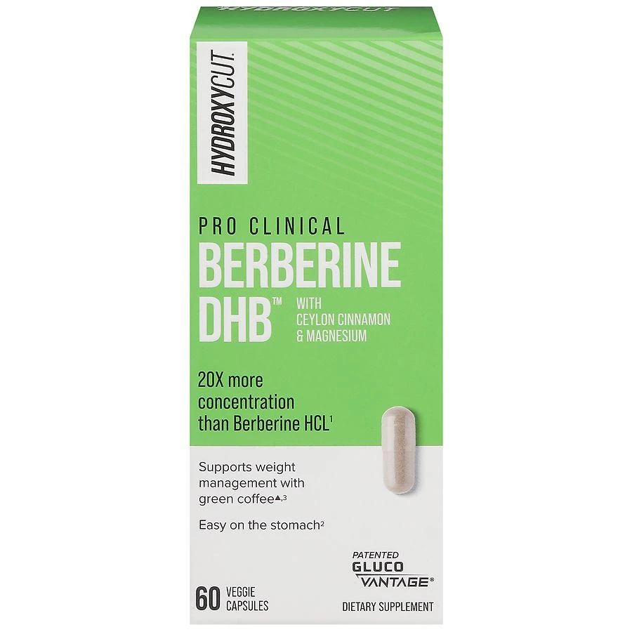 Hydroxycut Berberine DHB With Ceylon Cinnamon & Magnesium Veggie Capsules 1