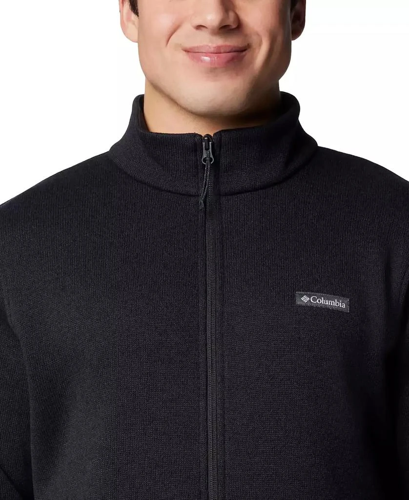 Columbia Men's Alto Pass Textured Knit Sweater Fleece Zip-Front Jacket 4