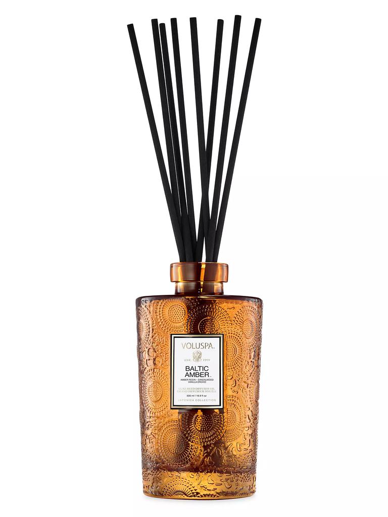 Voluspa Japonica Baltic Amber Diffuser Set