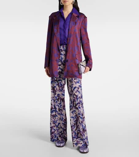 Dries Van Noten Croc-effect leather loafers 3