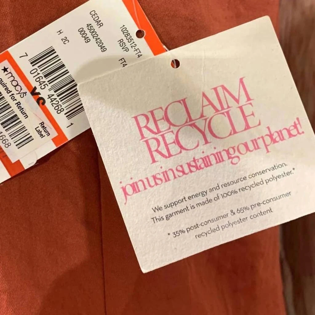 Rachel Roy Women's Asymmetrical Shoulder Ruffle Top In Terracotta 5