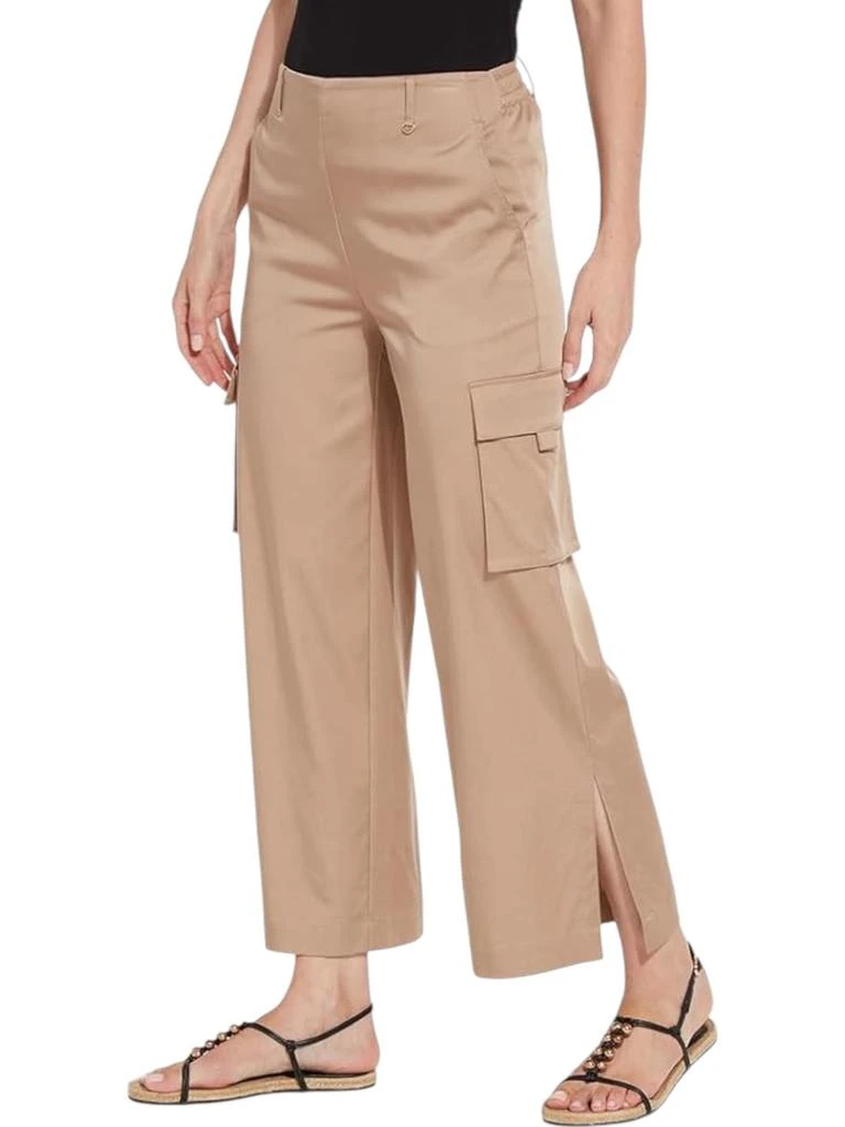 Lyssé Calypso Ankle Cargo Pants In Tanned 1