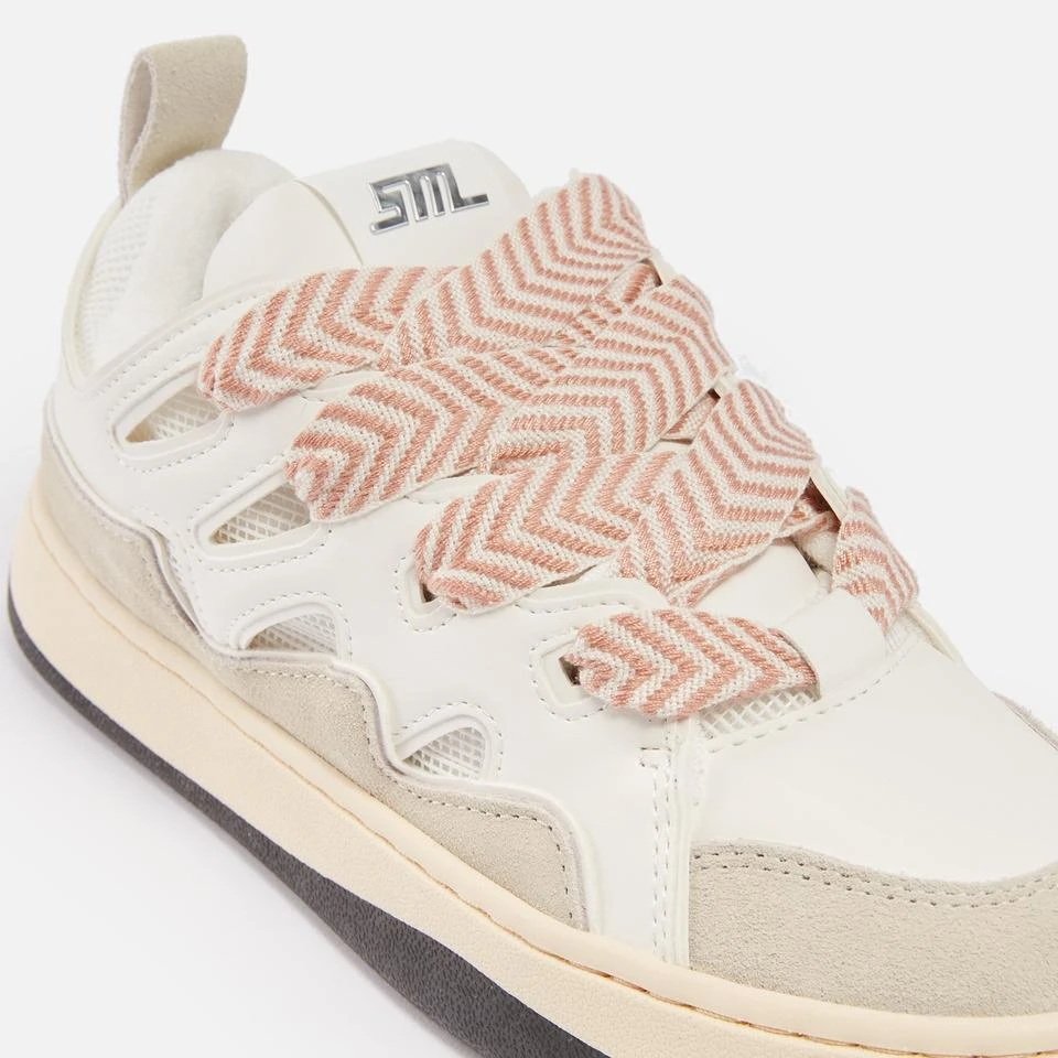 Steve Madden STEVE MADDEN WOMEN'S ROARING CUPSOLE FAUX SUEDE AND MESH TRAINERS 3