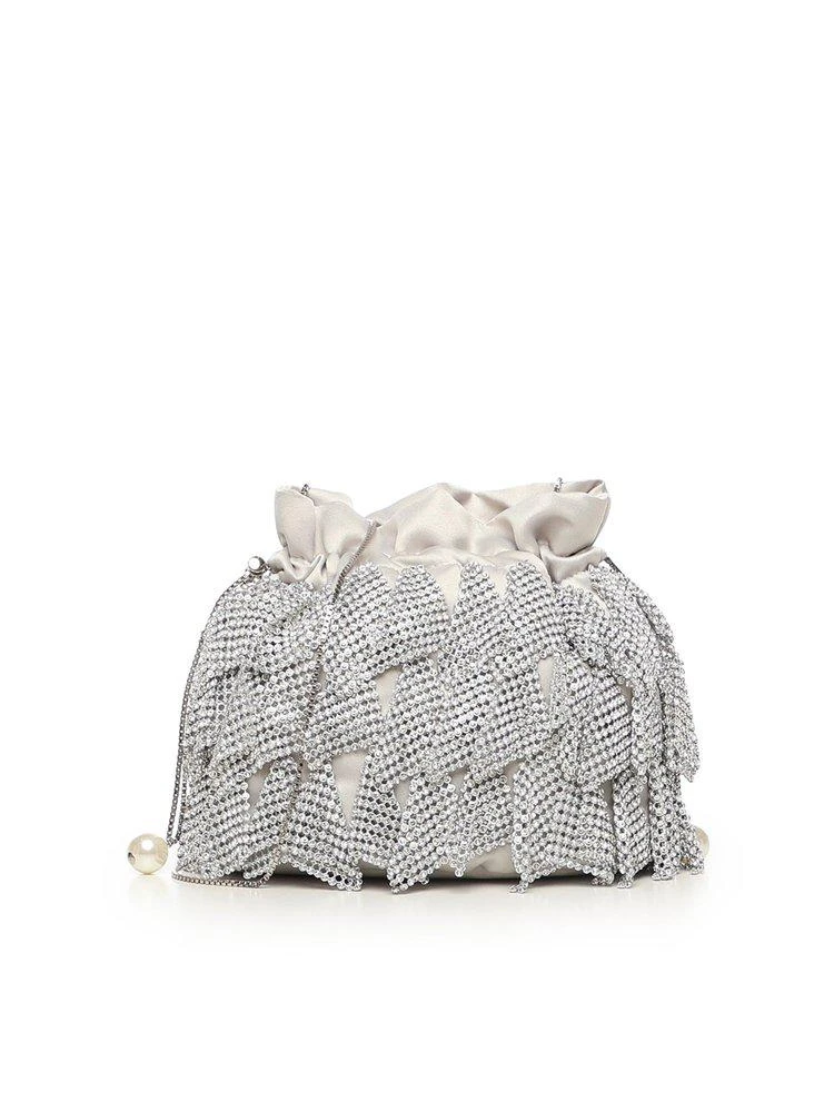 ROSANTICA Rosantica Crystal Fringe Clutch Bag