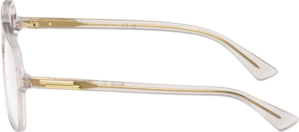 Bottega Veneta Gray Slim Ribbon Glasses 3