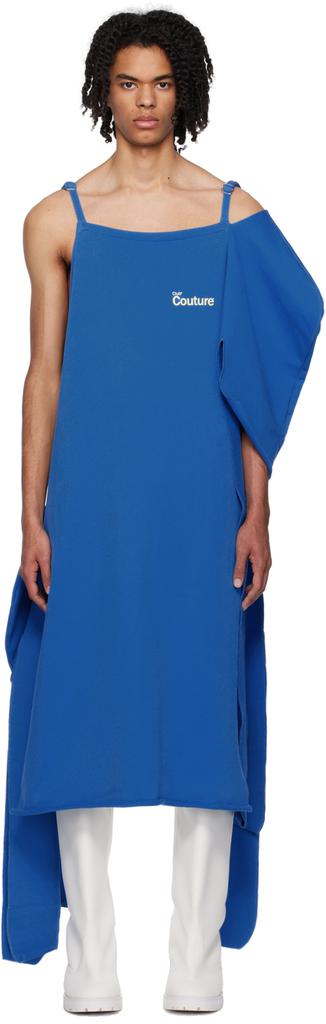 ANONYMOUS CLUB Blue Hooded Dress