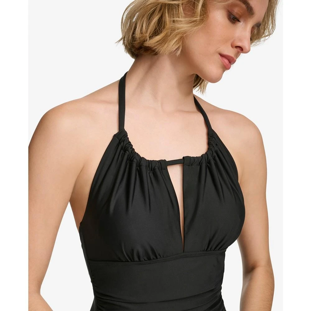 Calvin Klein Women's Keyhole-Neck One-Piece Swimsuit 4