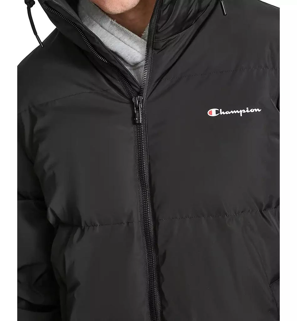 CHAMPION Men's Quilted Full-Zip Hooded Puffer Jacket 4