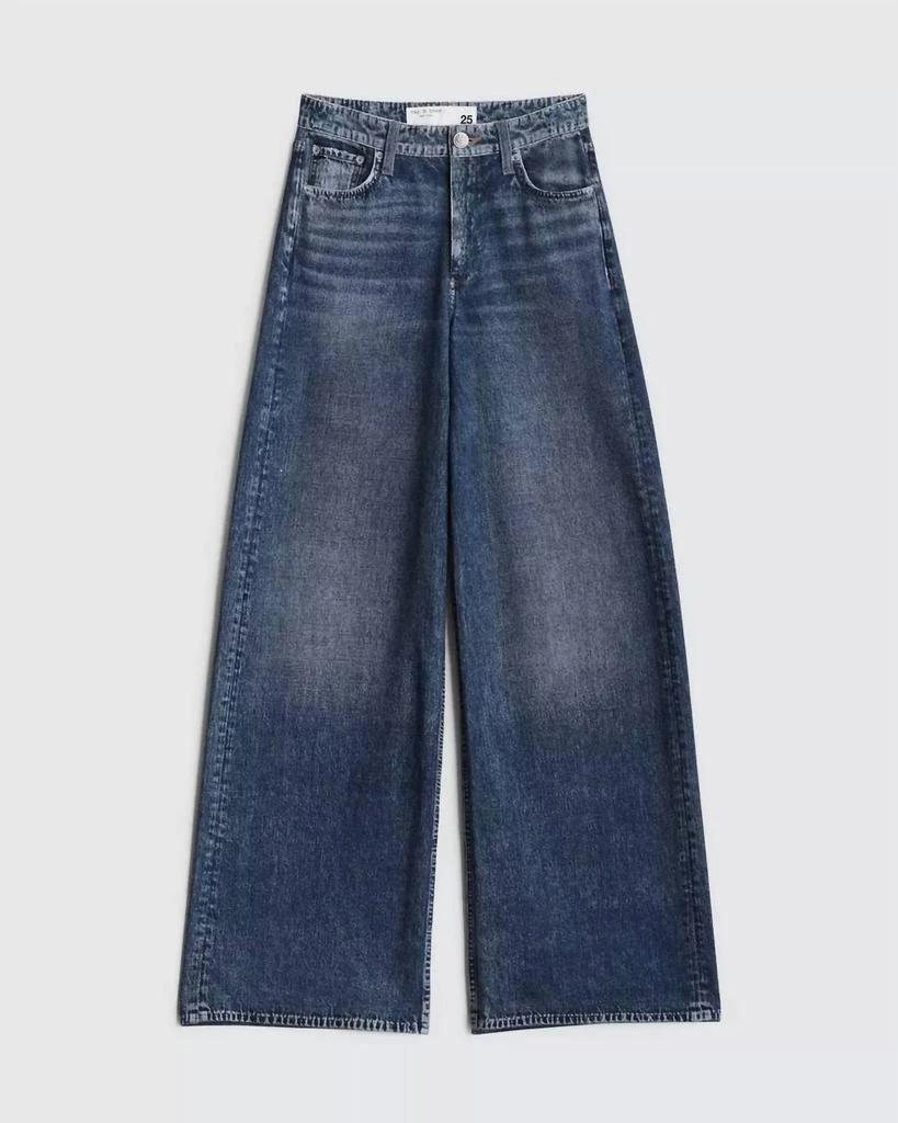 Rag & Bone Miramar Sofie Wide Leg Jean In Kimber Wash 5