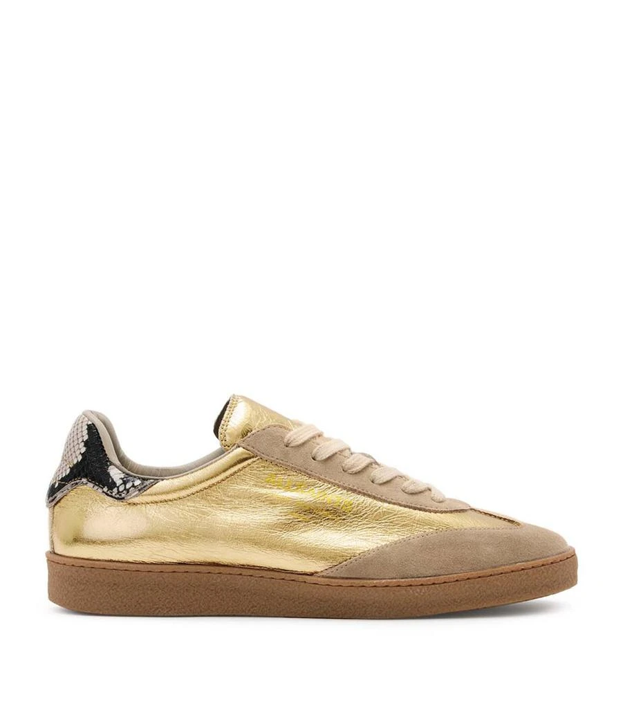 ALL SAINTS Metallic Leather Thelma Sneakers 1