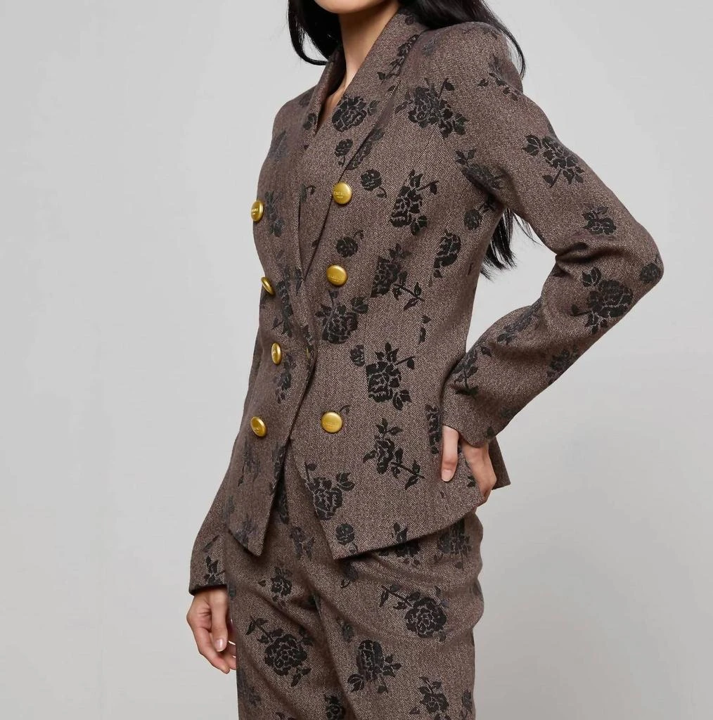 L
Agence L
Agence - Bethany Flocked Herringbone Blazer 2