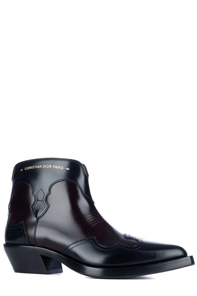 Dior Christian Dior Pointed Toe Zip-Up Boots 2