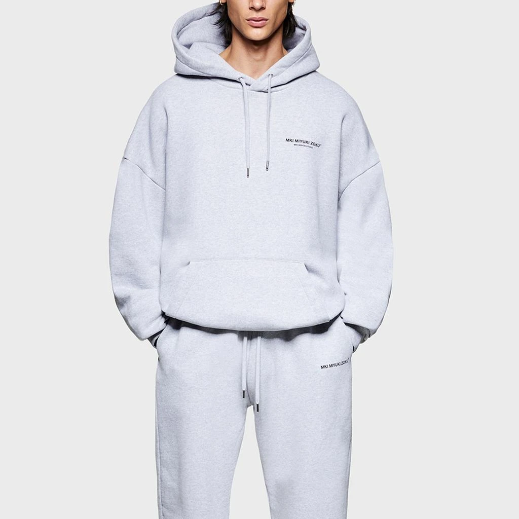 MKI Miyuki Zoku MIYUKI ZOKU Design Studio Loopback Cotton-Blend Hoodie 3