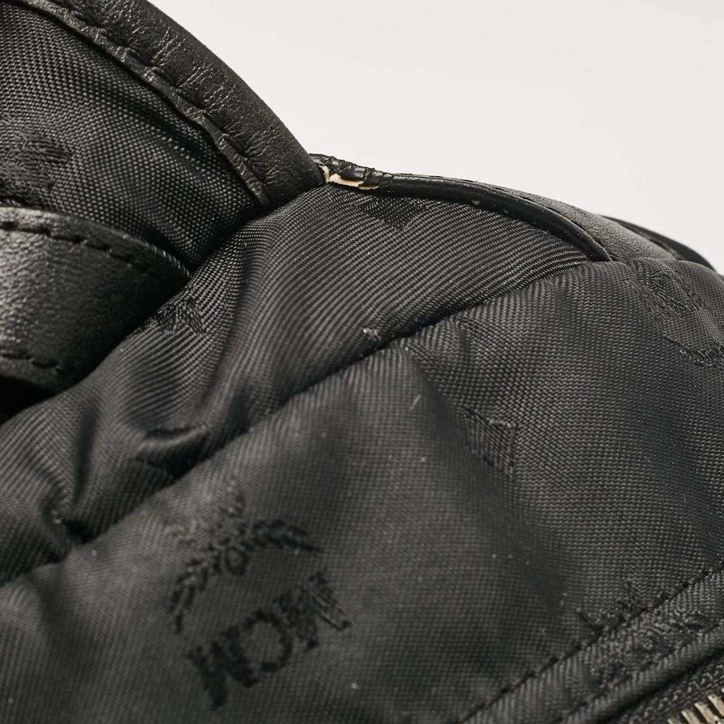 MCM MCM Black Visetos Nylon Stark Backpack 9