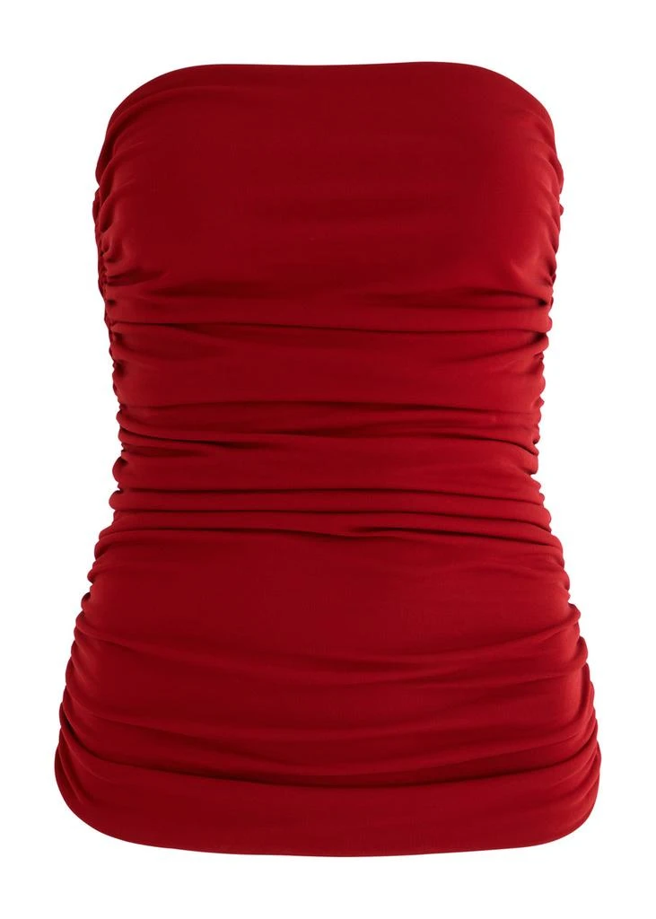 Esse Studios Bonachi ruched strapless jersey top 1