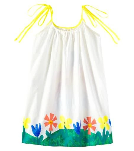 Fábula Imaginar Futuros printed cotton dress 4
