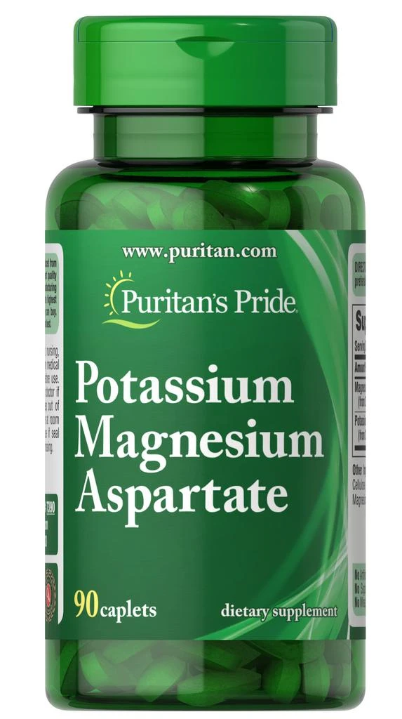 Puritan's Pride Potassium Magnesium Aspartate 90 Caplets 1