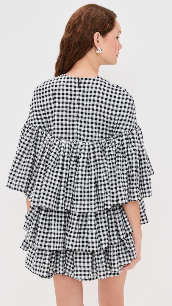 Meryll Rogge Ruffle Tiered Dress
