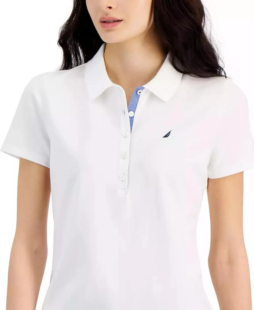Nautica Jeans Women's Short-Sleeve Polo-Collar Shirt 3