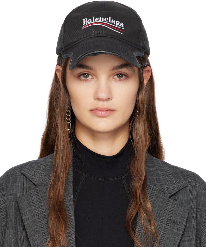 帽子 Balenciaga Front Piercing Cap 0400022077276_BLACK?wid=600&