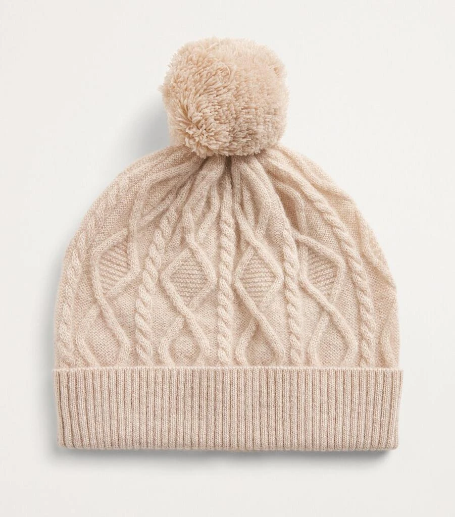 Harrods Cashmere Cable-Knit Beanie (0-24 Months) 2