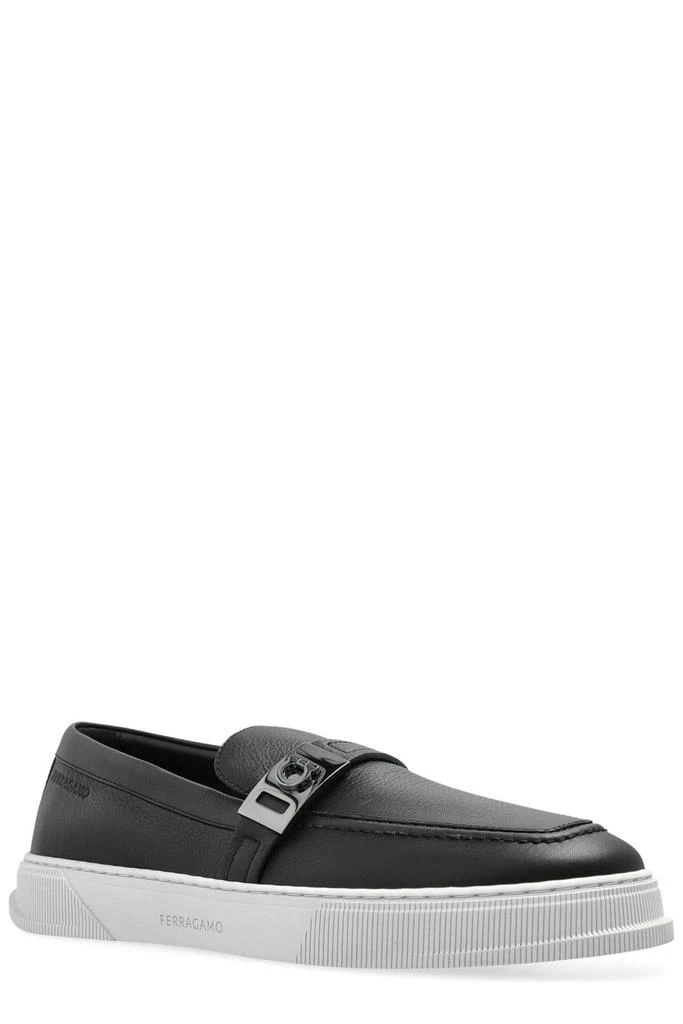 Salvatore Ferragamo Ferragamo Round-Toe Slip-On Loafers 2