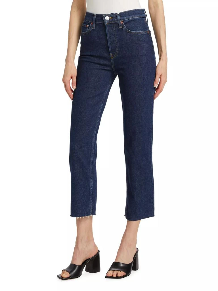 Re/Done 70s Stove Pipe High-Rise Crop Jeans 3