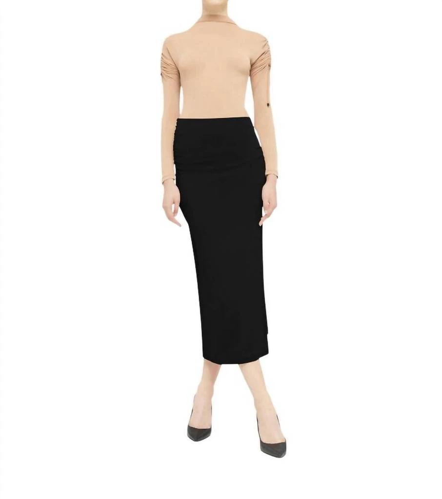 Wolford Crepe Jersey Skirt In Black 1
