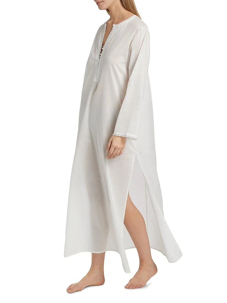 Pour Les Femmes Valentina Lace-Trimmed Kaftan Nightie 2