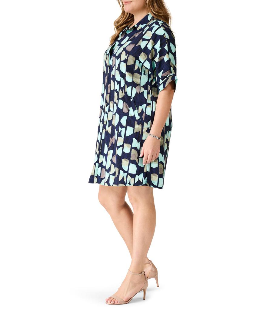 NIC+ZOE Plus Size Circle Sequence Devon Dress