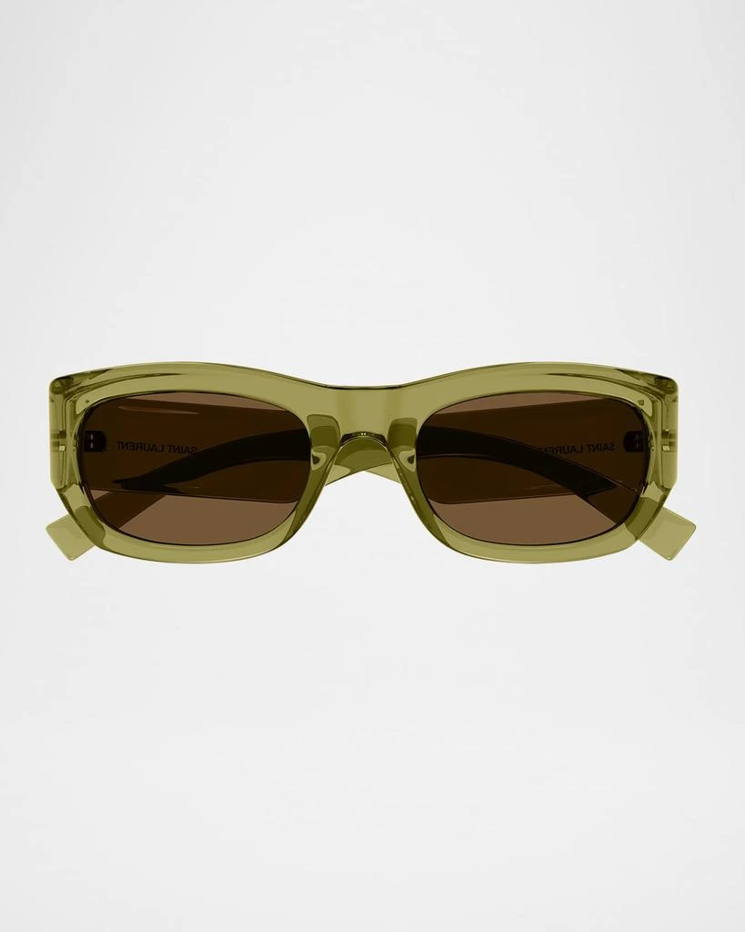 Yves Saint Laurent Plastic Rectangle Sunglasses 3
