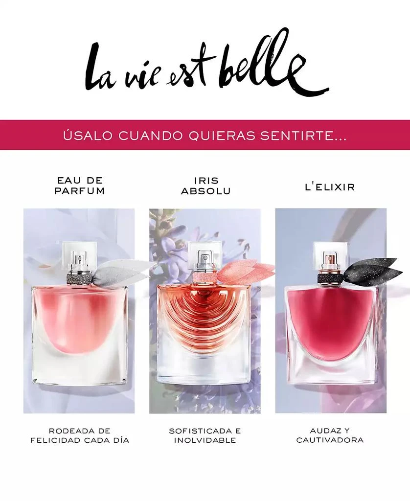 Lancôme La vie est belle Eau de Parfum L'Elixir, 3.4 oz. 8