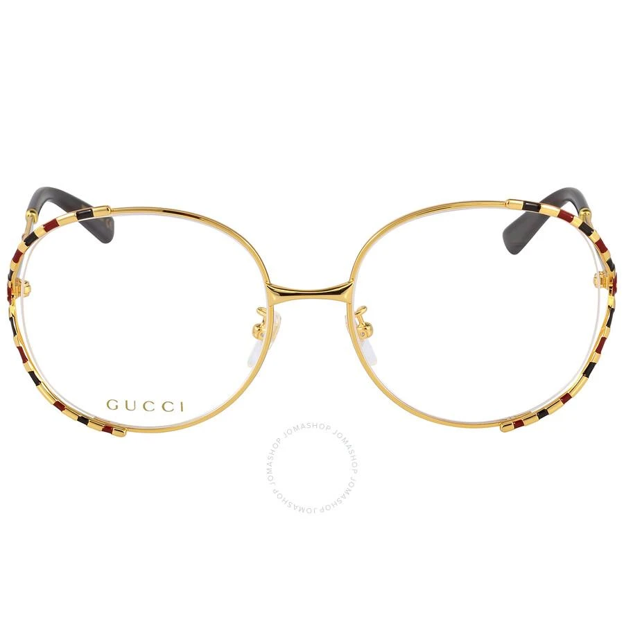 Gucci Demo Round Ladies Eyeglasses GG0596OA 003 58 1